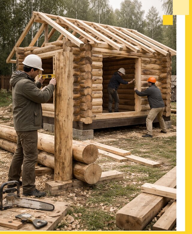 Строительство бань для дачи под ключ в Тольятти с доставкой и монтажом