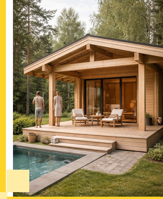 Бани с террасой под ключ в Тольятти от 620520 р. | ЭриданТля