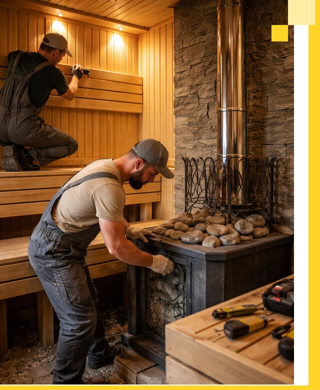 Комплексный дизайн бань, саун и зон отдыха в Тольятти