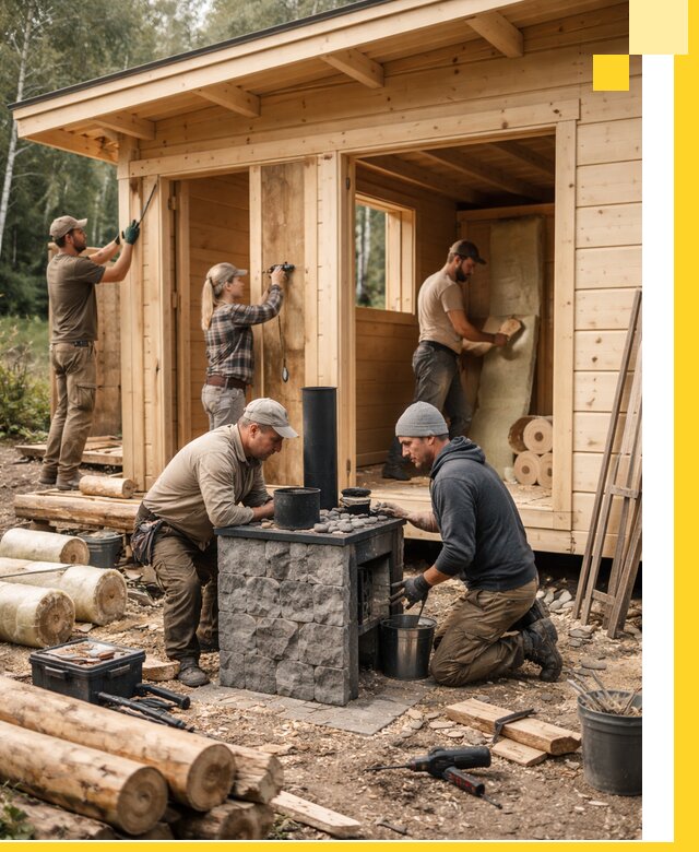 Купить баню под ключ в Тольятти строительство монтаж отделка