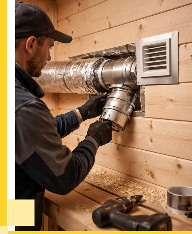 Монтаж вентиляции бани в Тольятти от 12410 р. | ЭриданТля