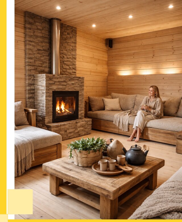 Проект бани с комнатой отдыха в Тольятти от 36197 р. | ЭриданТля