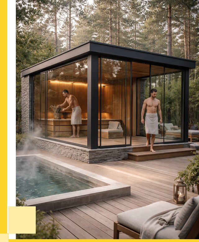 Стеклянные бани и двери в Тольятти от 465390 р. | ЭриданТля