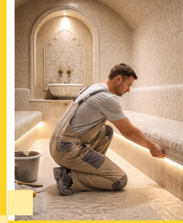 Отделка хамамов под ключ в Тольятти от 5688 р. | ЭриданТля