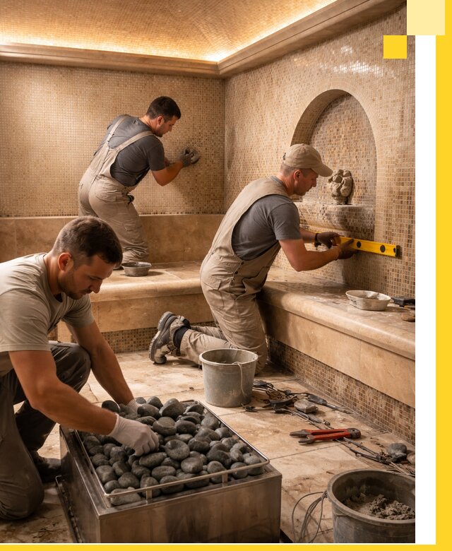 Проектирование и строительство хамама и сауны в Тольятти