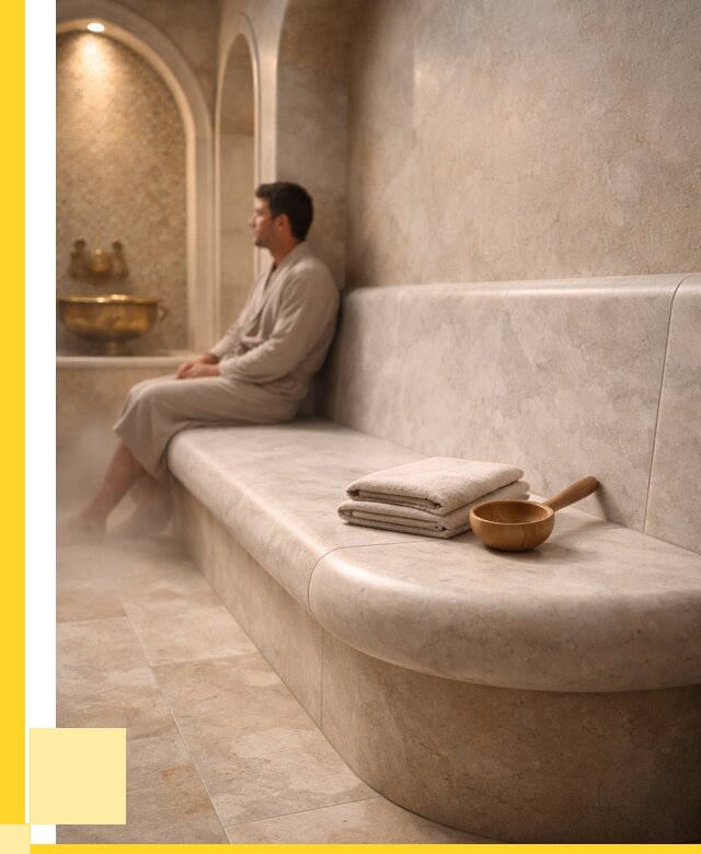 Сиденья для хамама в Тольятти под ключ от 12410 р. | ЭриданТля