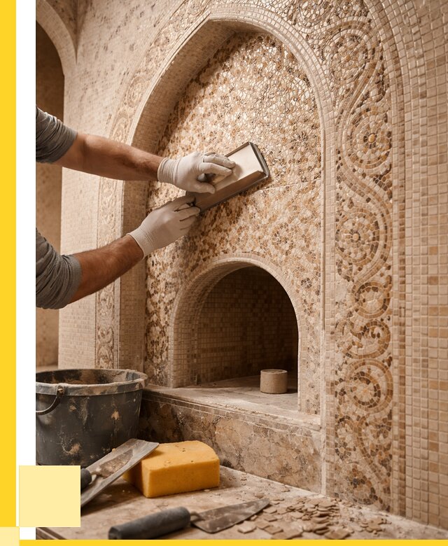 Мозаика для хамама в Тольятти под ключ от 5171 р. | ЭриданТля