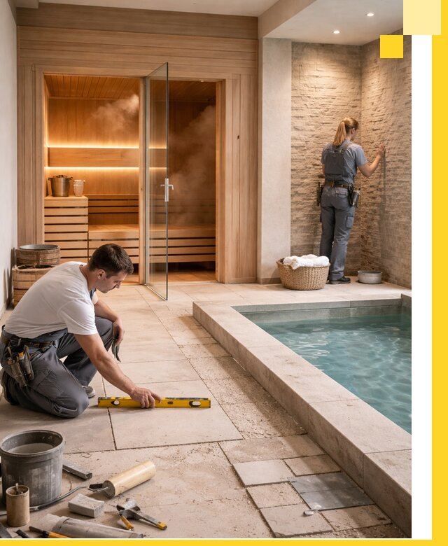 Комплексный дизайн и отделка интерьеров SPA под ключ в Тольятти